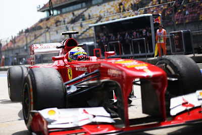 Felipe Massa in Shanghai