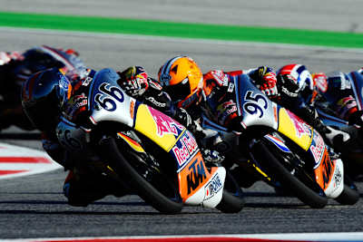 Die Titelrivalen: Florian Alt (#66) und Scott Deroue (#95)