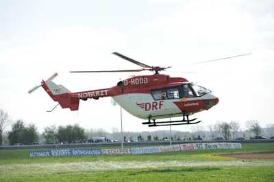 Gleich dreimal kam in Schwarme der Hubschrauber