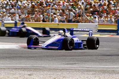 Erster Grand-Prix für Gachot: Im Onyx 1989 in Paul Ricard