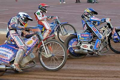 Greg Hancock (1) will die Nase vorne behalten