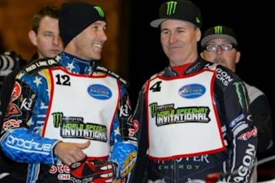 Greg Hancock (li.) und Billy Hamill