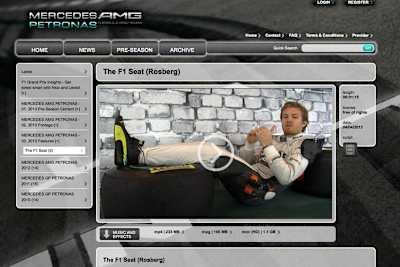 Grüsse von Nico Rosbergs Arbeitsplatz