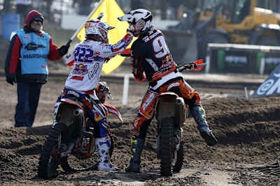 Gut gemacht: Antonio Cairoli und Ken de Dycker mit dem Doppelsieg