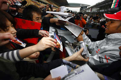 Hamilton ist in China schon in Bedrängnis