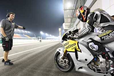 Hiroshi Aoyama beim Nachttest in Katar