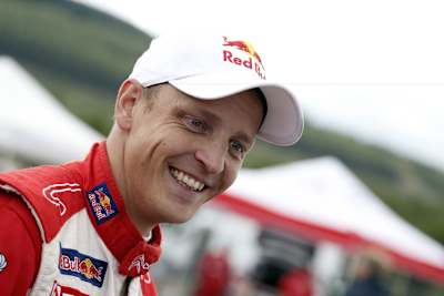 Hirvonen beim Shakedown in Portugal