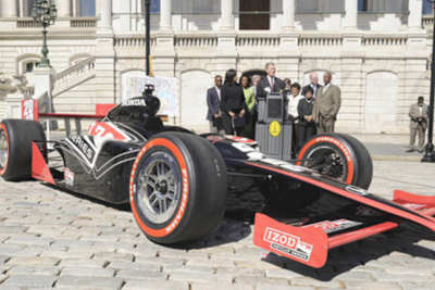 2011 sollen die IndyCar-Boliden in Baltimore nicht nur rumstehen