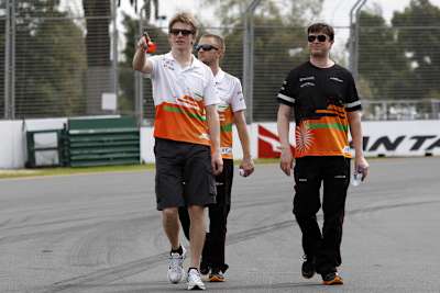 Hülki schaute sich den Albert Park genauer an