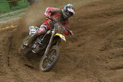 Jeremy Seewer im Sand von Fürstlich Drehna