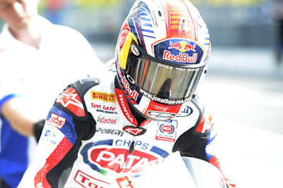 Rea (4) hatte mit Fabrizio und Corser in Monza seine Mühe