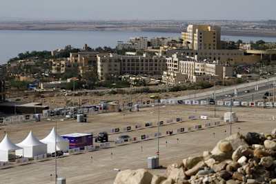 Der «leere» Service-Park am Toten Meer