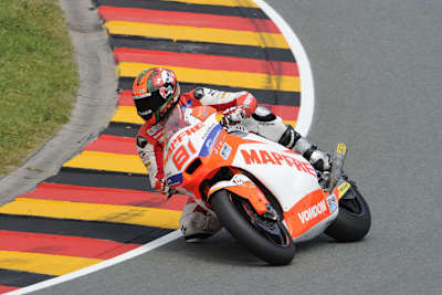 Jordi Torres auf dem Weg zum Sieg auf dem Sachsenring