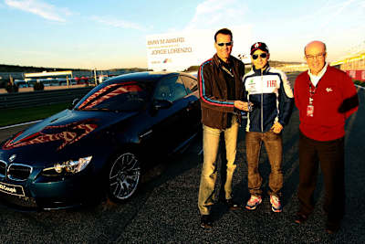 Der letzte BMW-Award Gewinner Jorge Lorenzo