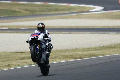 Die letzte Runde fuhr Lorenzo bereits im Cruising-Modus