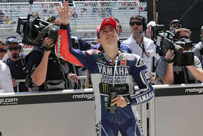 Jorge Lorenzo nach der drittbesten Quali-Zeit
