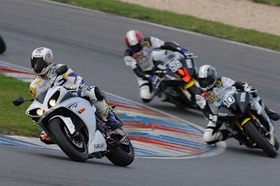 Jörg Teuchert in Aktion und der Rest hinterher