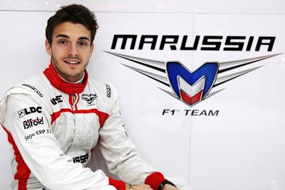 Rot steht ihm gut: Jules Bianchi im Ferrari