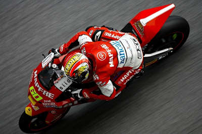 Julián Simón beim Test auf der Suter-MMX