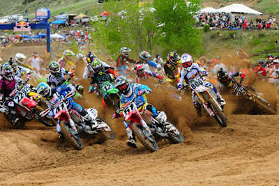 Justin Barcia (51) bei seinem zweiten Holeshot des Tages