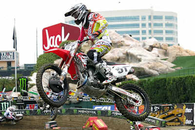 Justin Barcia im Anaheim-Training