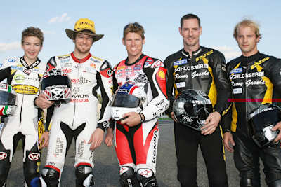 v.l.Grünwald, Cudlin, Muggeridge, Schlosser, Hofer