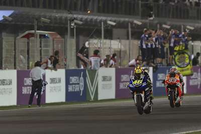 Katar-GP: Rossi wird Zweiter vor Márquez