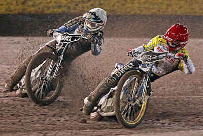 Krzysztof Kasprzak (links) gegen Chris Holder