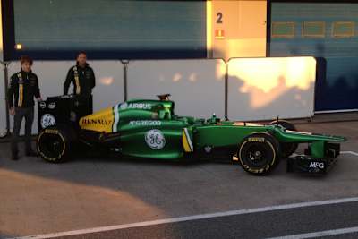 Kurz vor der ersten Testfahrt