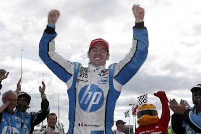 Simon Pagenaud feiert seinen ersten IndyCar-Sieg