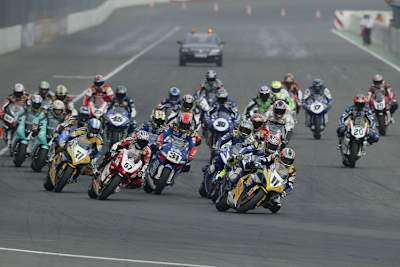 Der Superbike-WM-Lauf 2006 auf dem Lausitzring war nicht schlecht besucht