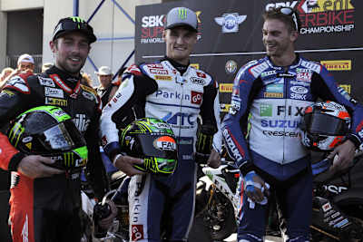 Schnelle Briten: Laverty, Davies und Camier (v.l.)