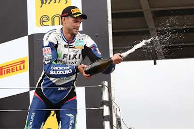 In Silverstone fuhr Leon Camier zum ersten Mal in diesem jahr aufs Podium