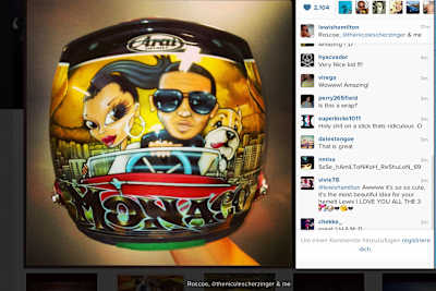 Lewis Hamiltons Kopfschutz für Monaco