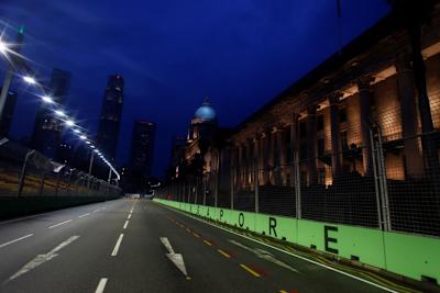 Eine strahlende Kulisse für Fans und Fahrer