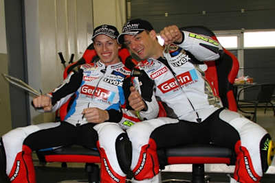 Linortner und Knobloch fahren auch in Echt mit.