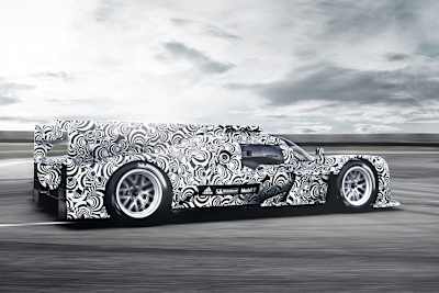 Die Seitenlinie des Porsche LMP1