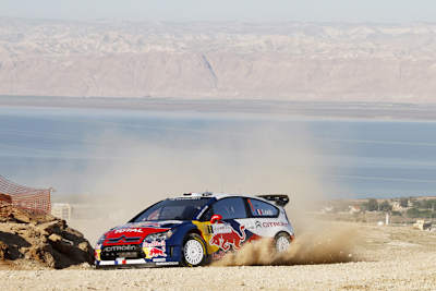 Loeb - Bestzeit im Shakedown am Toten Meer
