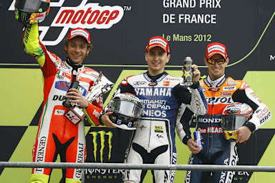 Starke Gegner: Lorenzo, Rossi, Stoner