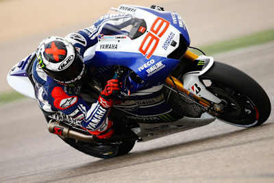 Jorge Lorenzo beim Aragón-Test