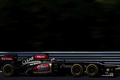 Schön wär’s: Kimi Räikkönen im Sechsrad-Lotus