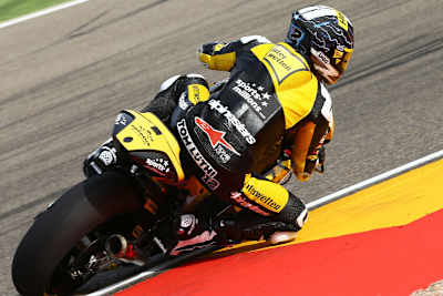 Suter-Pilot Tom Lüthi in Aragón