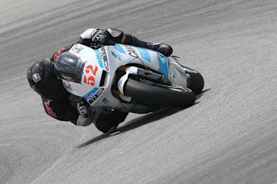 Lukas Pesek bei Testfahrten in Sepang
