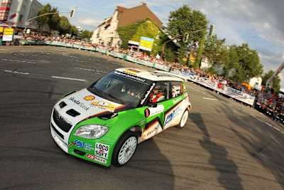 Mark Wallenwein im Drift zum ersten Sieg