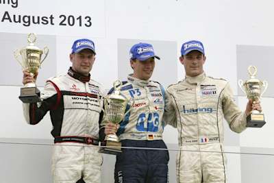 Podium am Sonntag: Christensen, Engelhart, Estre