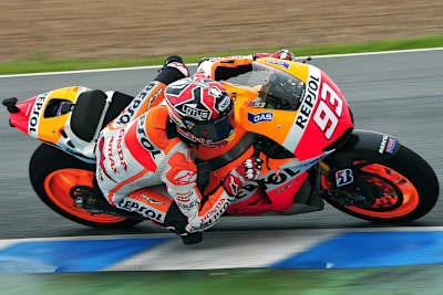 Marc Marquez mit dem Ajo-Team in Jerez