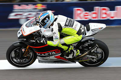 Marcel Schrötter am ersten Trainingstag in Indy: neuer Sponsor