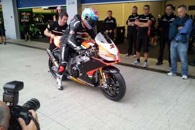 Marco Melandri ging in Moskau übers Wasser