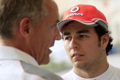 Martin Whitmarsh und Sergio Pérez