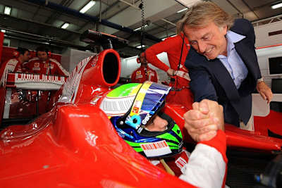 Wie lieb haben sich Luca Montezemolo und Felipe Massa noch?